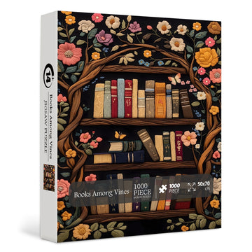 Libros entre Vines Jigsaw Puzzle 1000 piezas